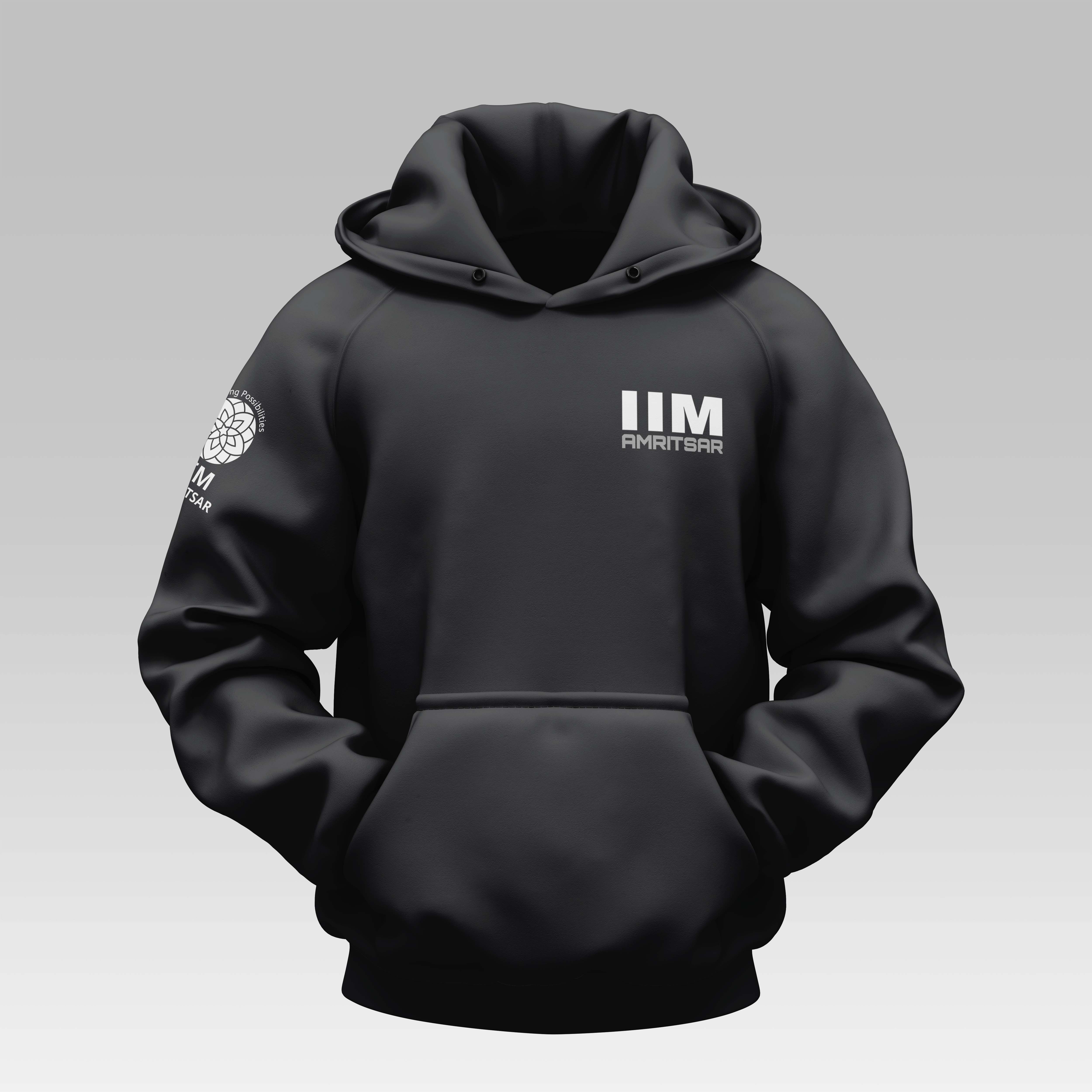 Hoodie Black Frontside