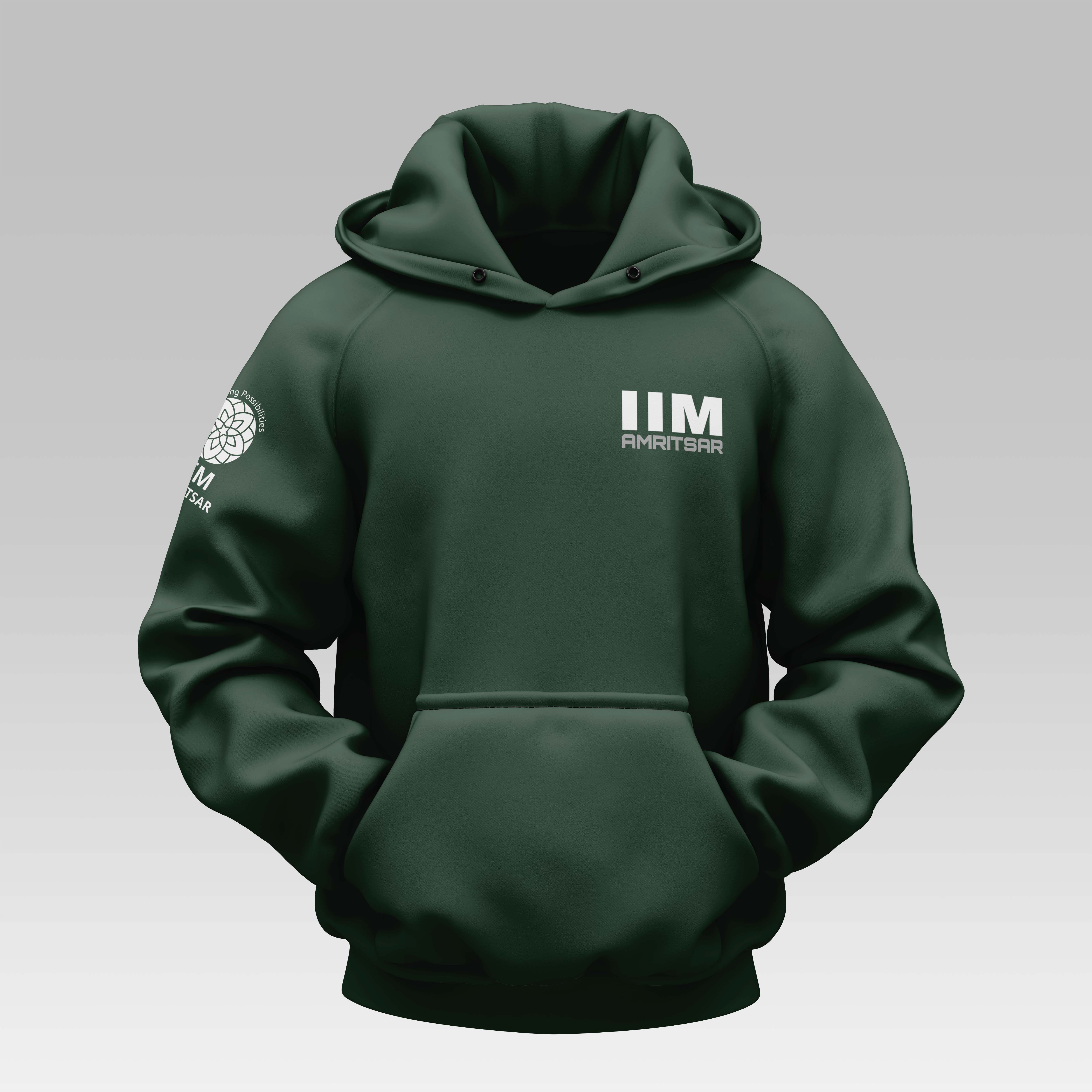 Hoodie Green Frontside