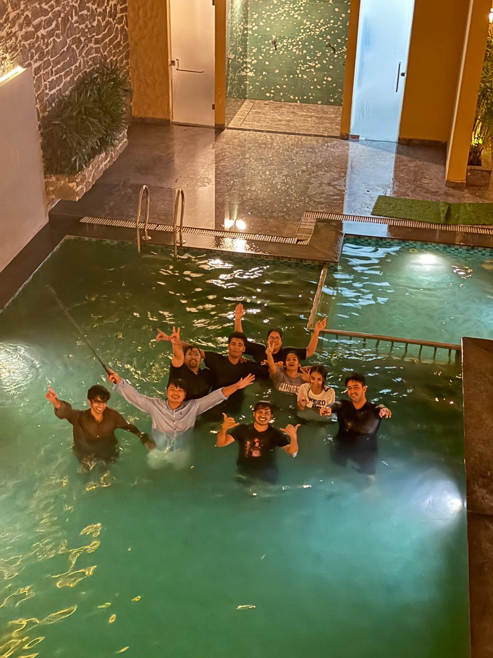 Us - But in the pool