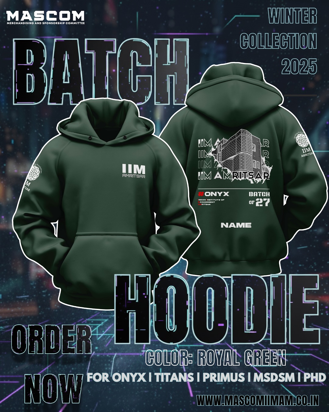 Hoodie(Green) - Winter Merch