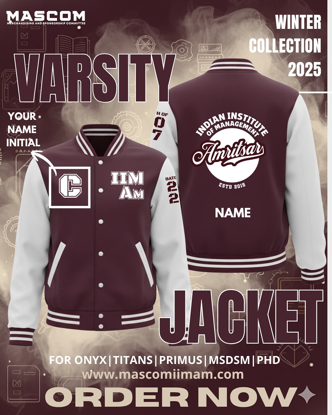 Varsity(Maroon)-Winter Merch